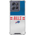 NFL Buffalo Bills White Striped Moto G 5G (2025) Clear Case