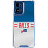 NFL Buffalo Bills White Striped Moto G 5G (2024) Clear Case