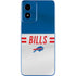 NFL Buffalo Bills White Striped Moto G Play 4G (2024) Skin