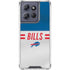 NFL Buffalo Bills White Striped Moto G Play 5G (2025) Clear Case