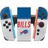 NFL Buffalo Bills White Striped Nintendo Switch 2 (2025) Joy-Con Controller Skin