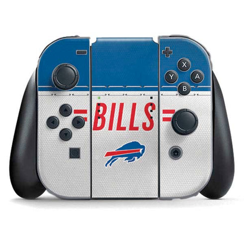 NFL Buffalo Bills White Striped Nintendo Skins