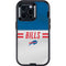 NFL Buffalo Bills White Striped Otterbox Defender iPhone Skin