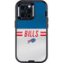 NFL Buffalo Bills White Striped Otterbox Defender iPhone Skin