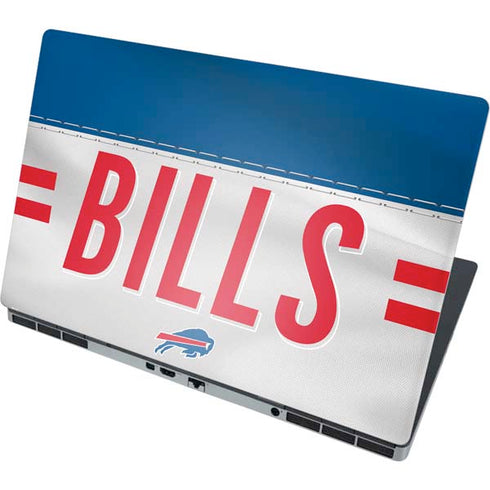 NFL Buffalo Bills White Striped Dell Precision Skin