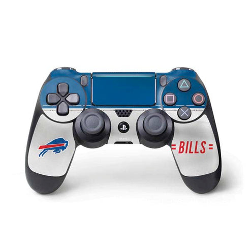 NFL Buffalo Bills White Striped PlayStation PS4 Skins