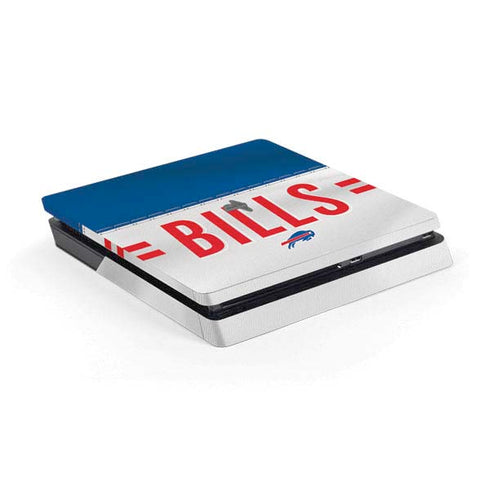 NFL Buffalo Bills White Striped PlayStation PS4 Skins