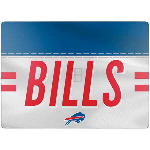 NFL Buffalo Bills White Striped Surface Laptop 7 13.8in Skin
