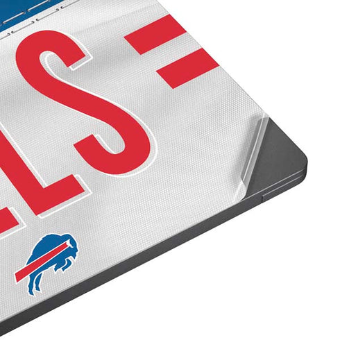 NFL Buffalo Bills White Striped Surface Laptop 7 13.8in Skin