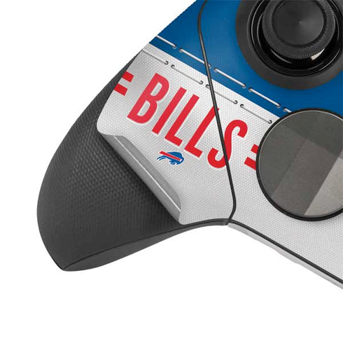 NFL Buffalo Bills White Striped Xbox Elite Wireless Controller Series 2 Skin