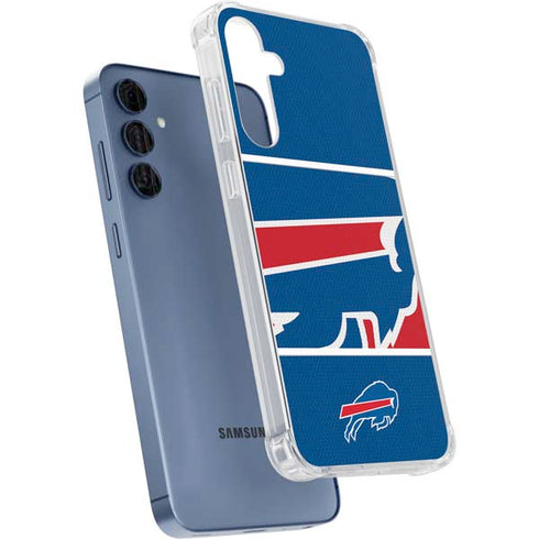 NFL Buffalo Bills Zone Block Galaxy A55 5G Clear Case