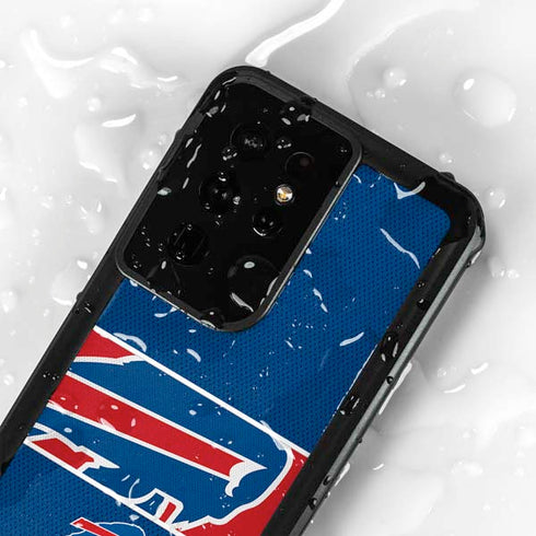 NFL Buffalo Bills Zone Block Galaxy S24 Ultra Waterproof Case