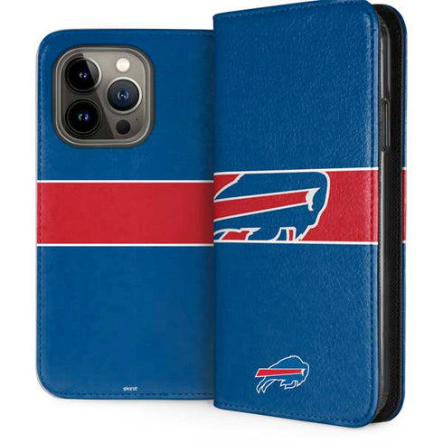 NFL Buffalo Bills Zone Block iPhone 14 Pro Folio Case