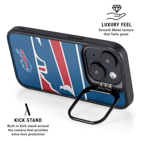 NFL Buffalo Bills Zone Block iPhone 15 Kickstand Case