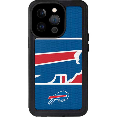 NFL Buffalo Bills Zone Block iPhone 15 Pro Waterproof Case