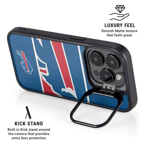 NFL Buffalo Bills Zone Block iPhone 16 Pro Kickstand Case