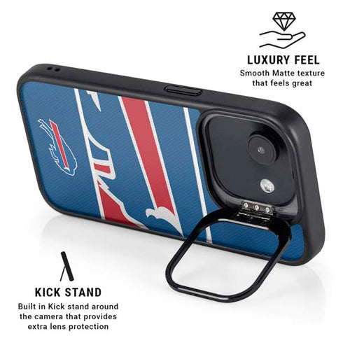 NFL Buffalo Bills Zone Block iPhone 16e Kickstand Case