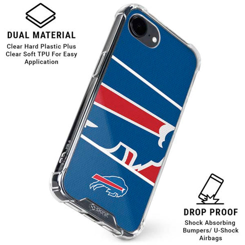 NFL Buffalo Bills Zone Block iPhone 16e Clear Case
