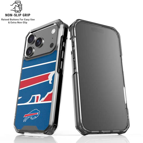 NFL Buffalo Bills Zone Block iPhone 18 Pro Clear Case