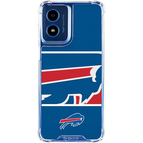 NFL Buffalo Bills Zone Block Moto G 5G (2024) Clear Case
