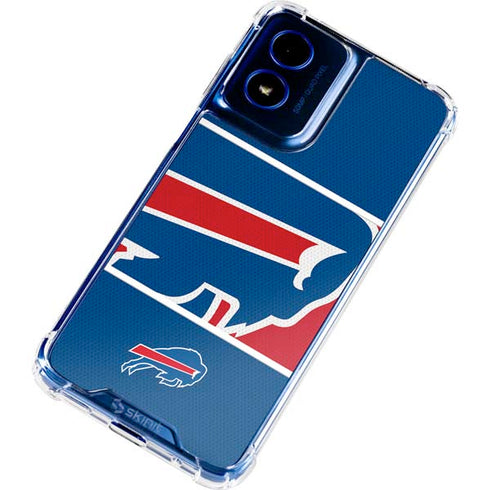 NFL Buffalo Bills Zone Block Moto G 5G (2024) Clear Case