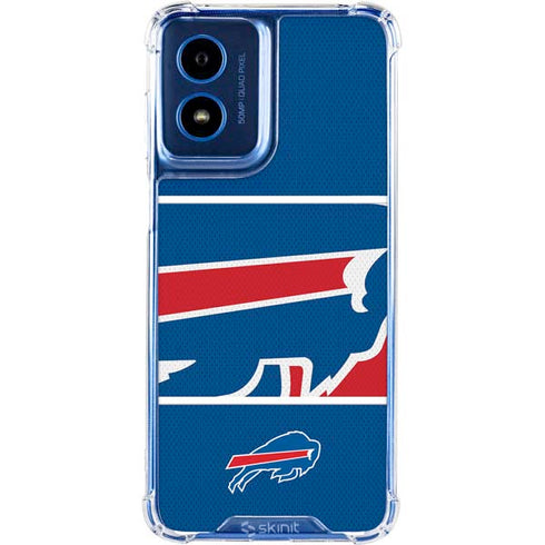 NFL Buffalo Bills Zone Block Moto G Play 4G (2024) Clear Case