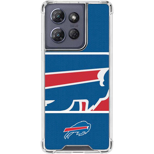 NFL Buffalo Bills Zone Block Moto G Power 5G (2025) Clear Case