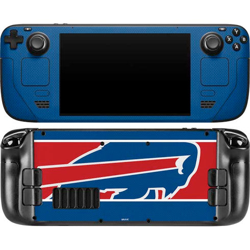 NFL Buffalo Bills Zone Block Steam Deck Handheld Gaming Computer OLED Skin