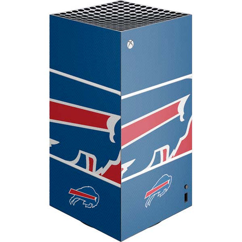 NFL Buffalo Bills Zone Block XBox Series X Digital Edition Console Skin