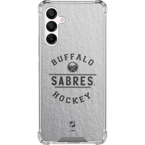 NHL Buffalo Sabres Black Text Galaxy A16 5G Clear Case