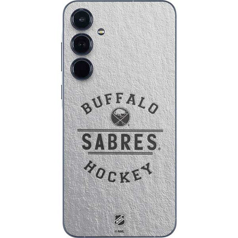 NHL Buffalo Sabres Black Text Galaxy A35 5G Skin