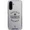NHL Buffalo Sabres Black Text Galaxy A36 5G Clear Case