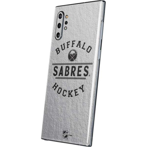 NHL Buffalo Sabres Black Text Galaxy Note 10 Plus Skin