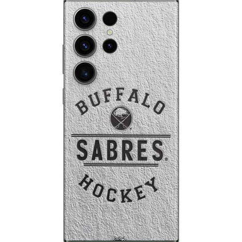 NHL Buffalo Sabres Black Text Galaxy Skins