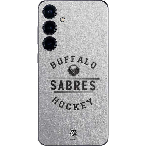 NHL Buffalo Sabres Black Text Galaxy S24 Plus Skin