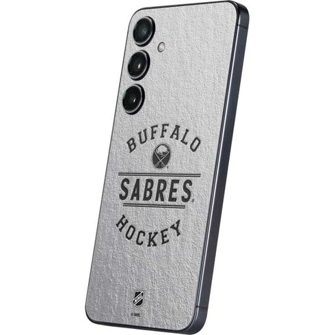 NHL Buffalo Sabres Black Text Galaxy S25 Plus Skin