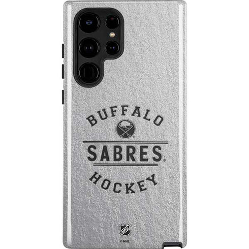 NHL Buffalo Sabres Black Text Galaxy Cases