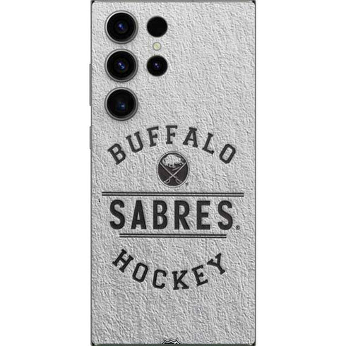 NHL Buffalo Sabres Black Text Galaxy S24 Ultra Skin