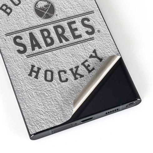 NHL Buffalo Sabres Black Text Galaxy S24 Ultra Skin