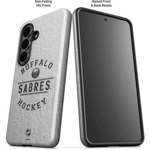 NHL Buffalo Sabres Black Text Galaxy S26 Plus Impact Case