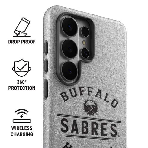 NHL Buffalo Sabres Black Text Galaxy S26 Ultra Impact Case