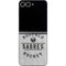 NHL Buffalo Sabres Black Text Galaxy Z Flip6 Skin