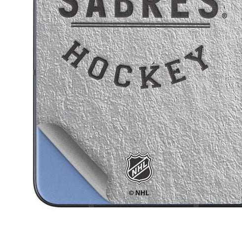 NHL Buffalo Sabres Black Text Galaxy Z Fold5 5G Skin