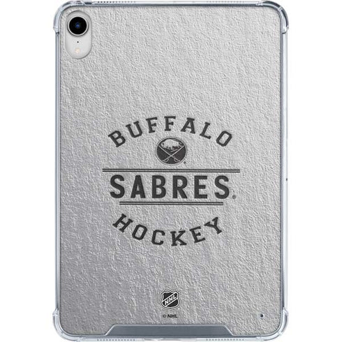 NHL Buffalo Sabres Black Text iPad 11th Gen (2025) Clear Case