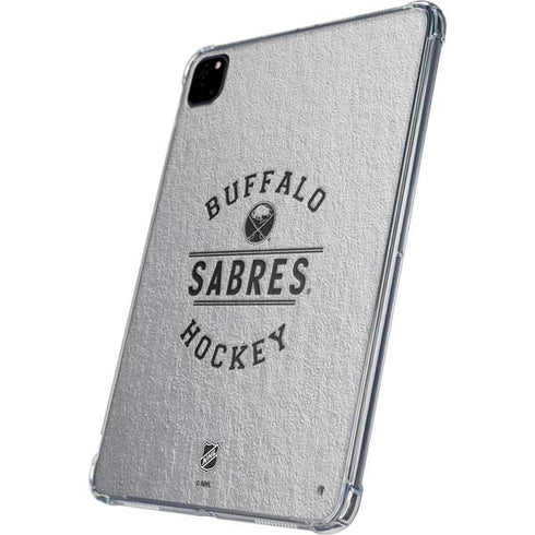 NHL Buffalo Sabres Black Text iPad Pro 11in (2024) Clear Case