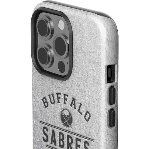NHL Buffalo Sabres Black Text iPhone 15 Pro Impact Case