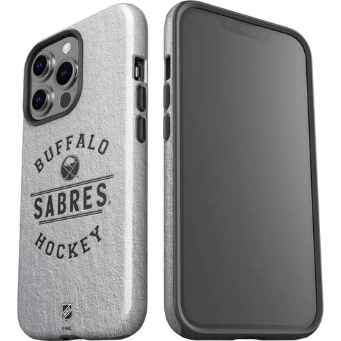 NHL Buffalo Sabres Black Text iPhone 15 Pro Impact Case