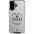 NHL Buffalo Sabres Black Text iPhone 16 Plus Clear Case