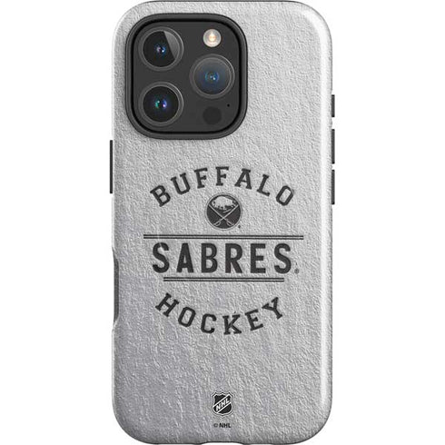 NHL Buffalo Sabres Black Text iPhone 16 Pro Magsafe Impact Case