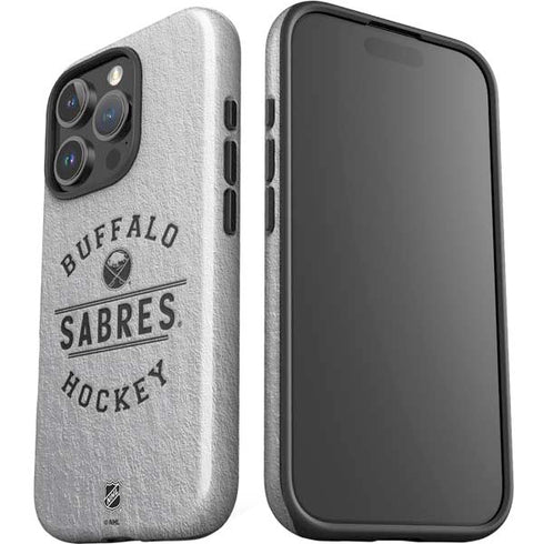 NHL Buffalo Sabres Black Text iPhone 16 Pro Max Impact Case